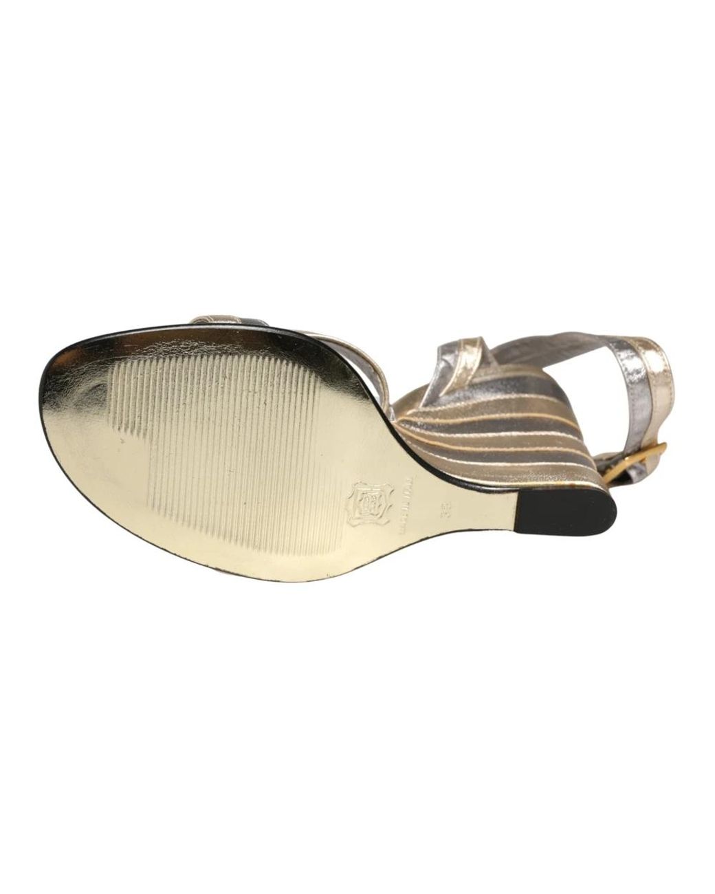 Dolce & Gabbana Metallic Wedges