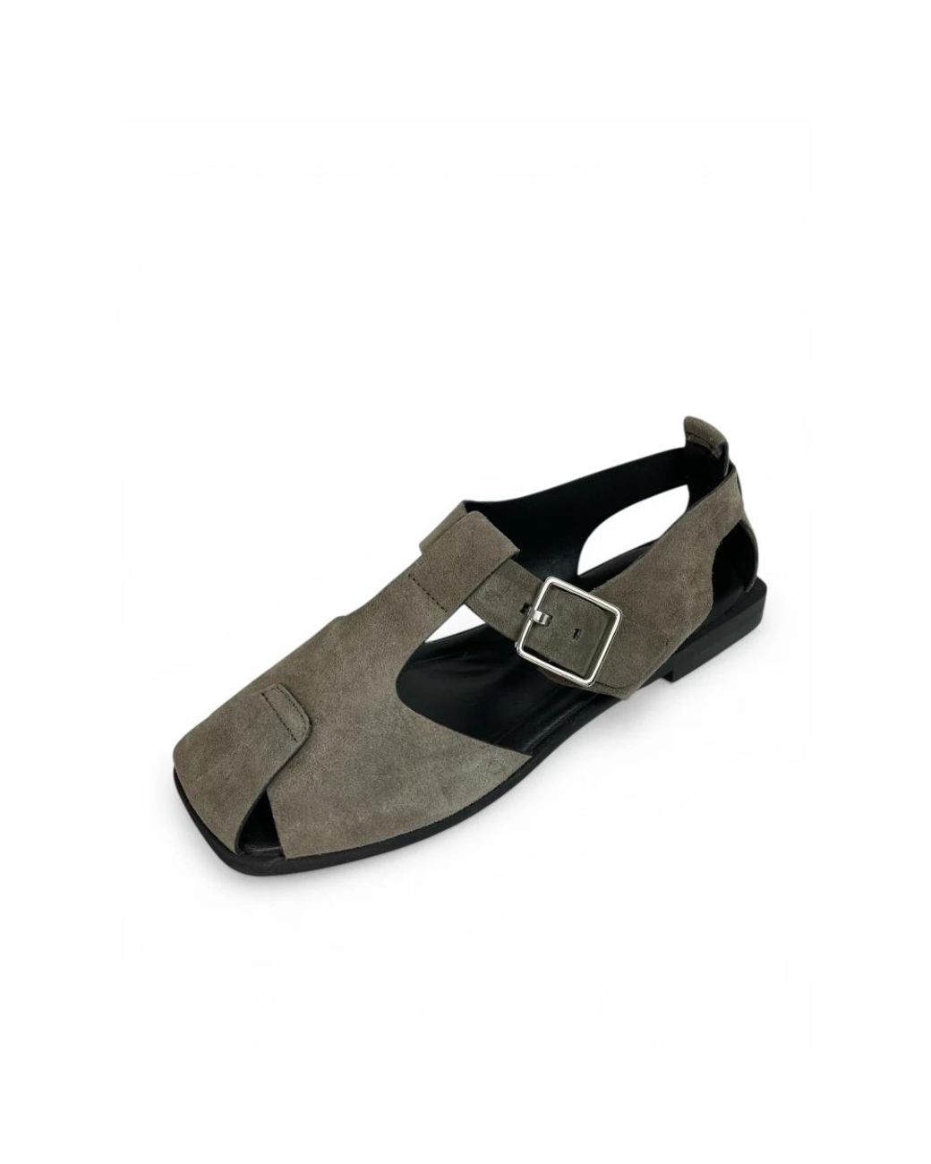 Patrizia Bonfanti Black Flat Sandals