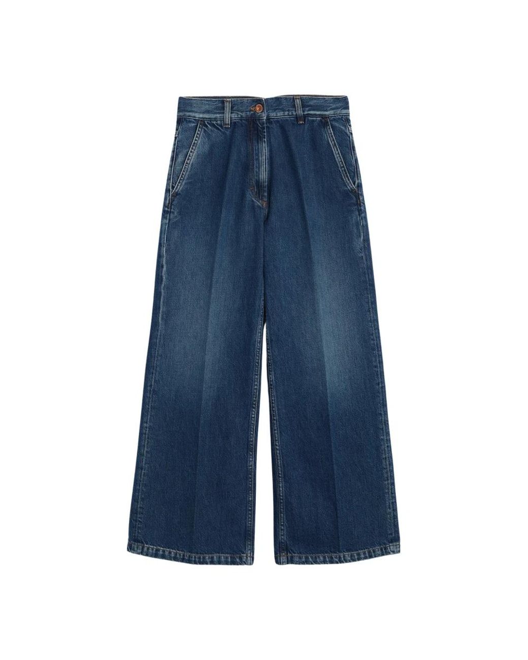 Aspesi Blue Wide Jeans