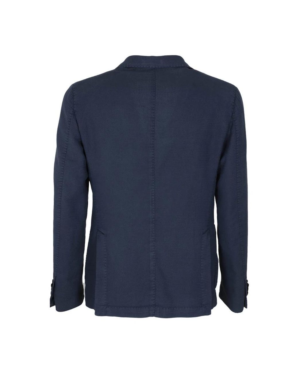 L.b.m. 1911 Blue Ramie Linen Blazer for men