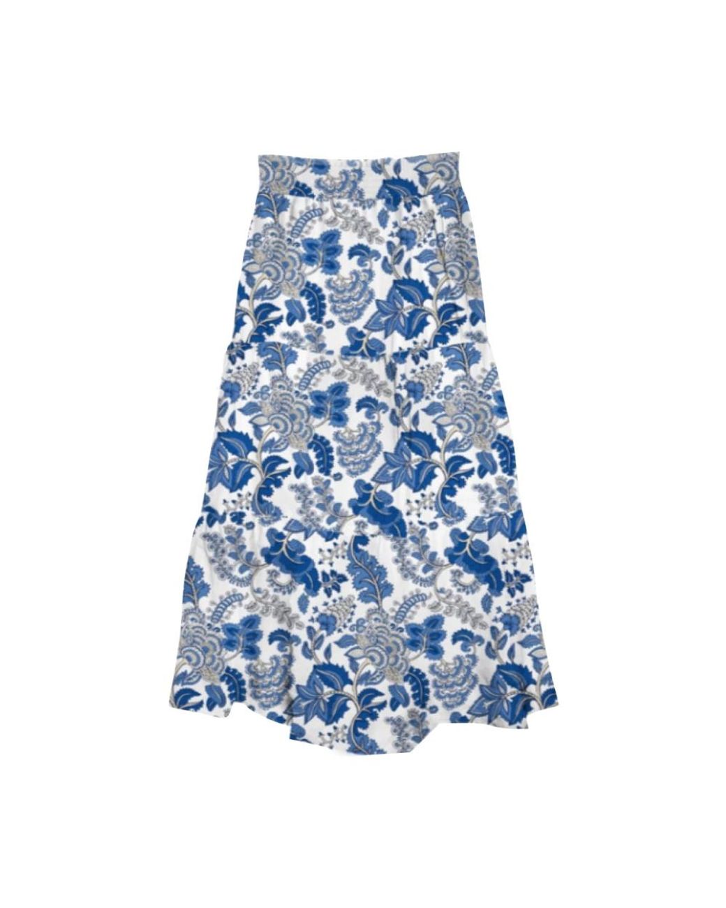 Mc2 Saint Barth Blue Midi Skirts
