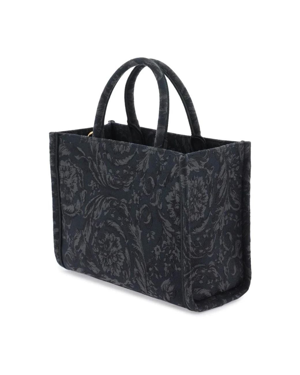 Versace Black Shopping Bags
