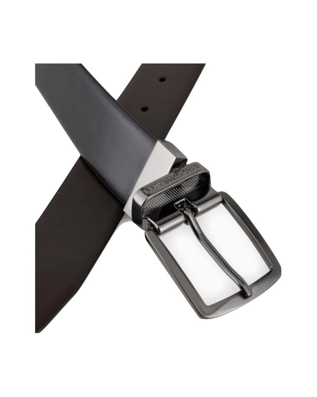 Armani Black Belts for men