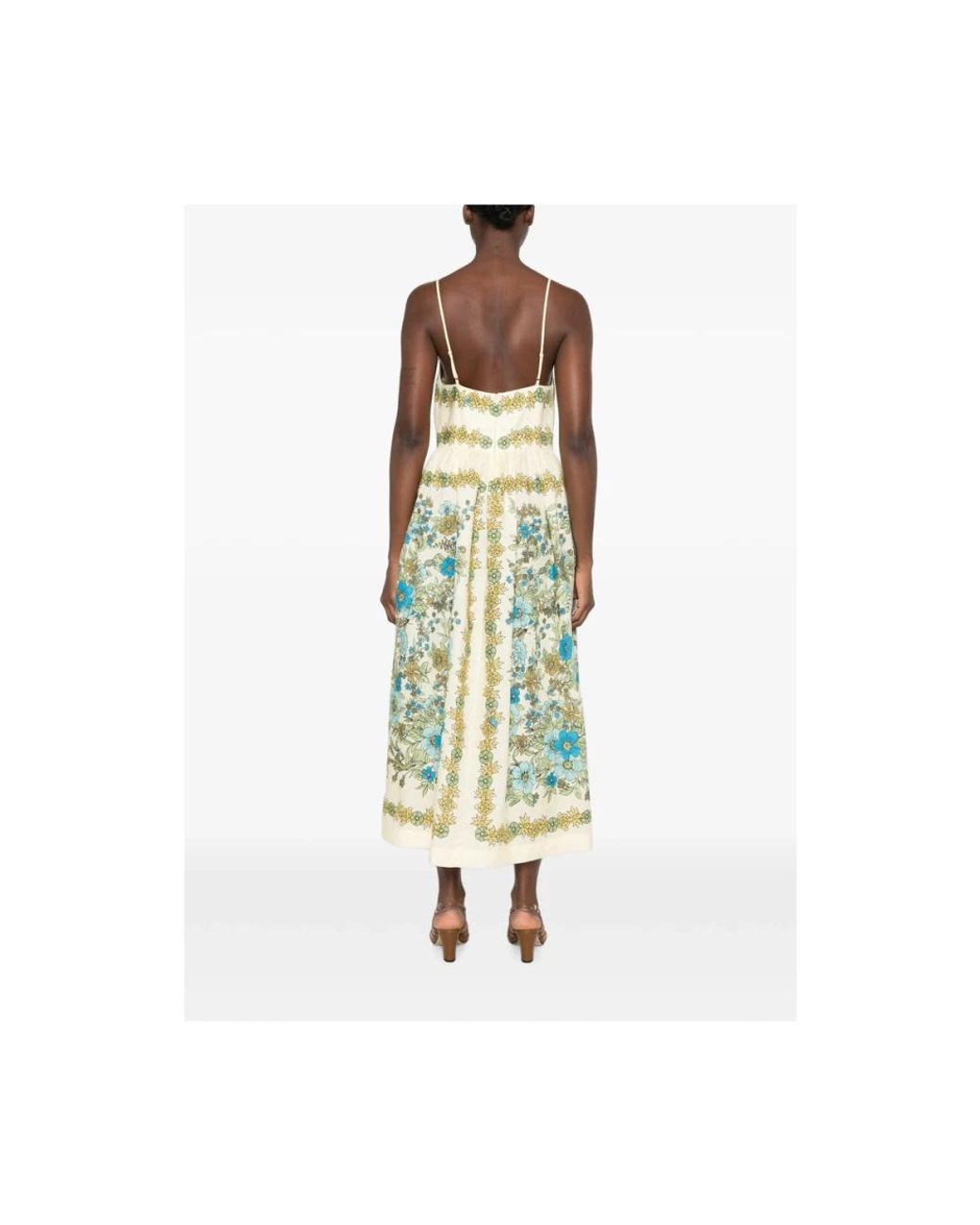 ALÉMAIS Metallic Midi Dresses