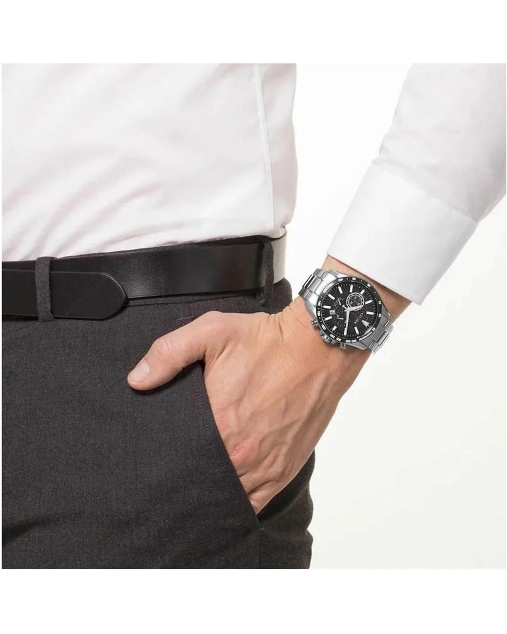 Citizen Ca4444-82E Chronograph Uhr in Metallic für Herren
