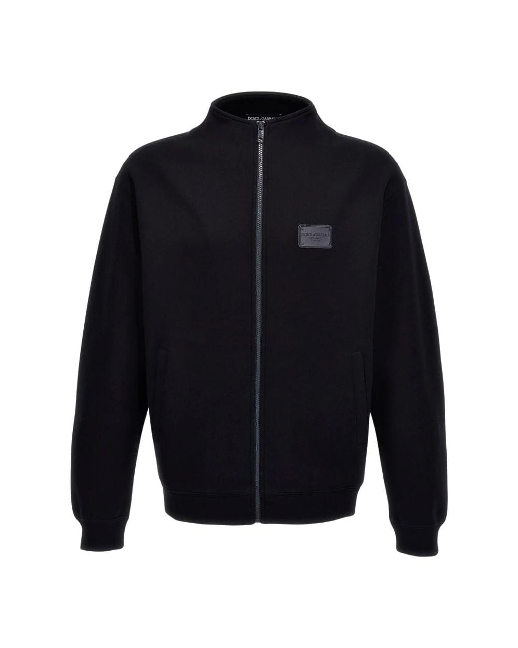 Dolce & Gabbana Blue Zip-Throughs for men