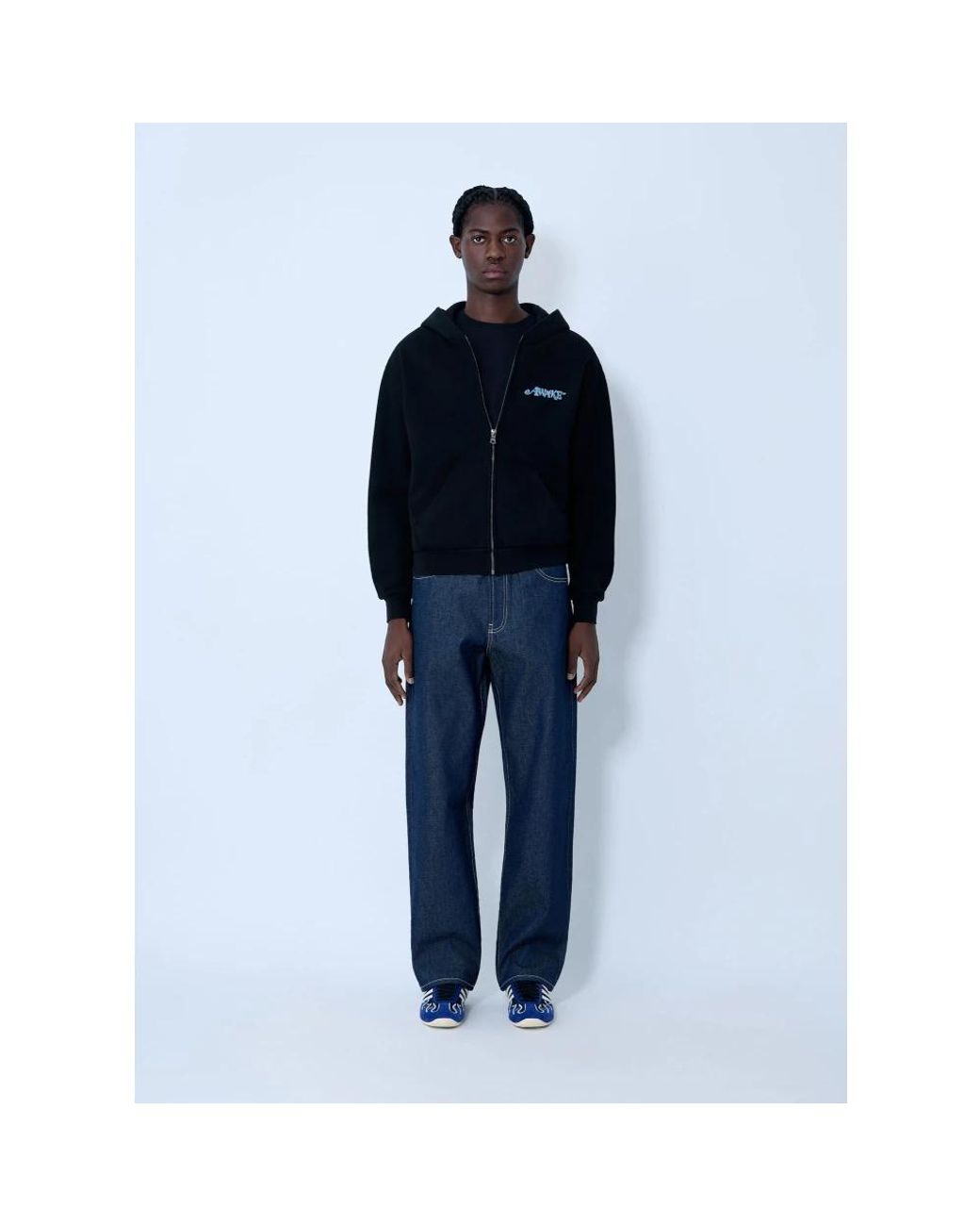 AWAKE NY Blue Zip-Throughs for men