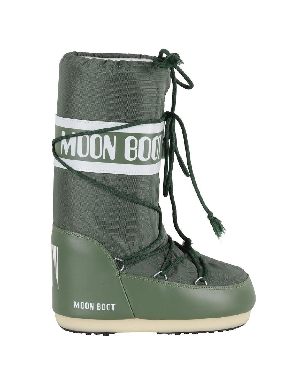 Moon Boot Green Grüner Nylon Icon Stiefel