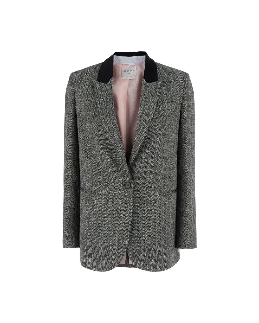 Forte_forte Gray Blazers