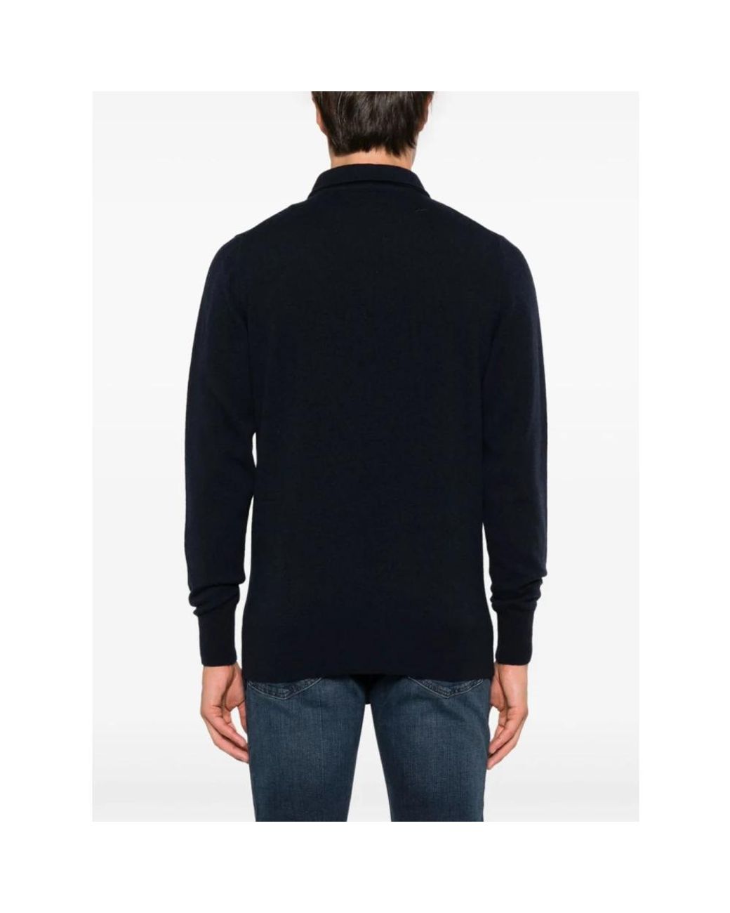 Lardini Blue V-Neck Knitwear for men