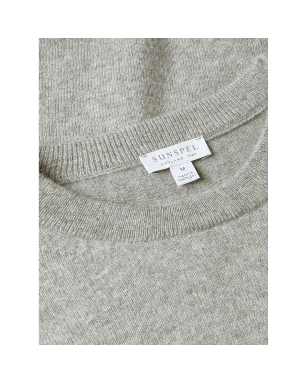Sunspel Gray Cashmere Knitwear for men