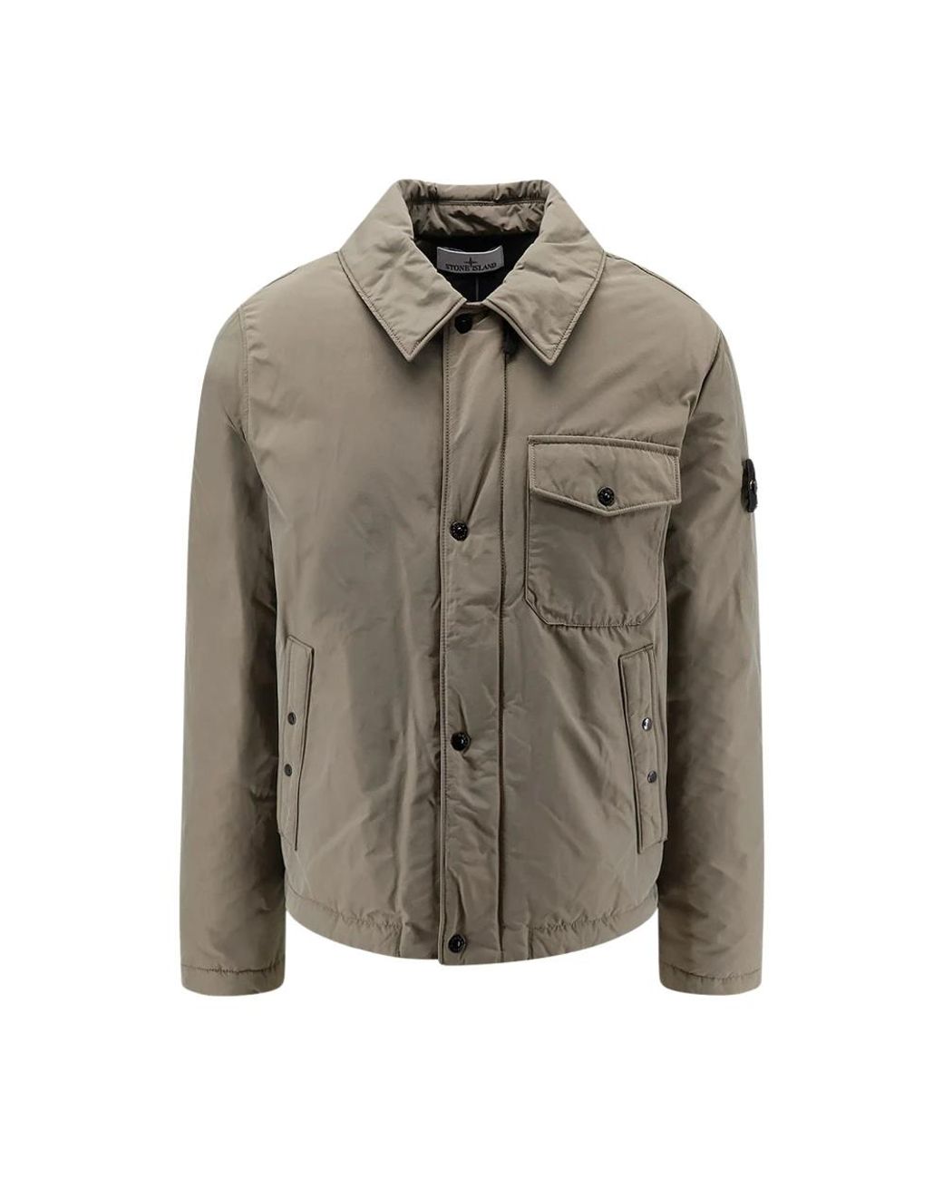 Stone Island Green Light Jackets for men