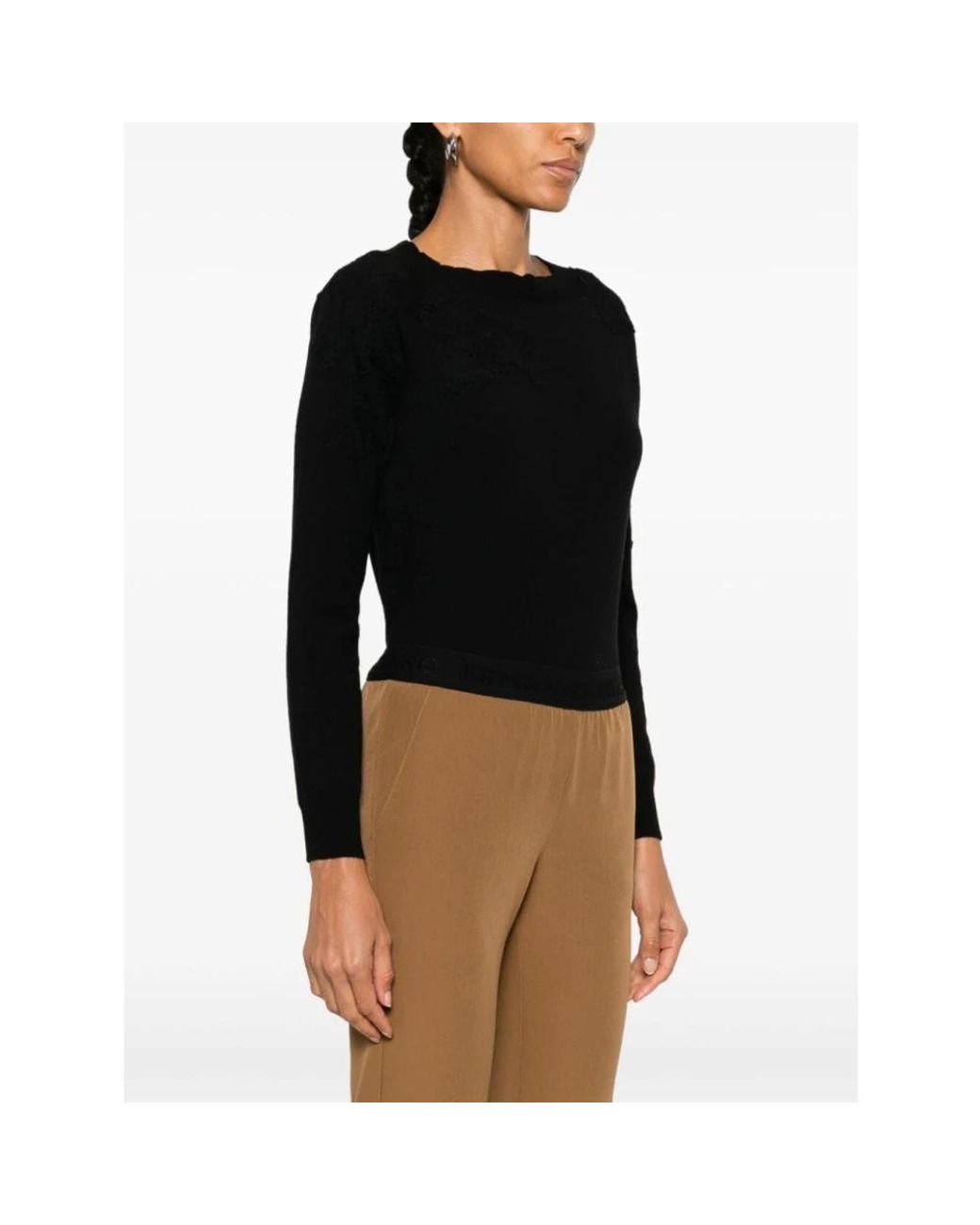 Ermanno Scervino Brown Cropped Trousers