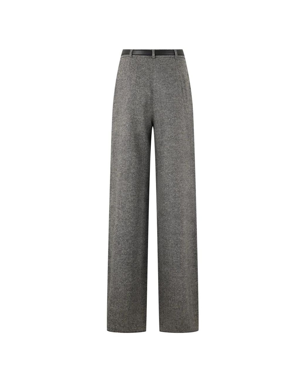Max Mara Gray Wide Trousers