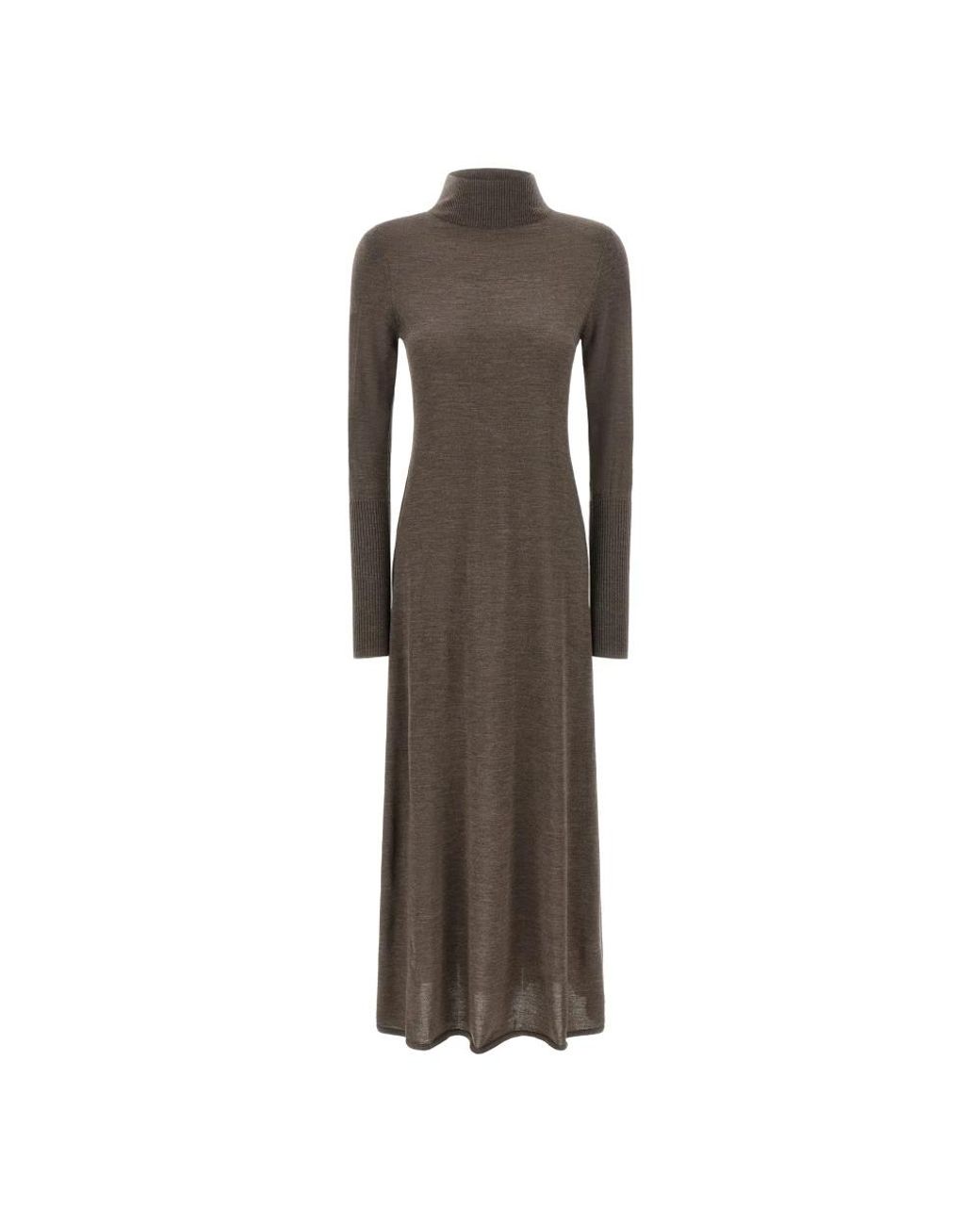 Pinko Brown Knitted Dresses