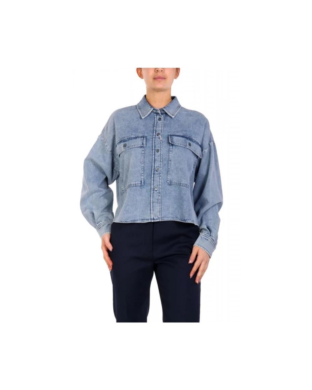 Weekend by Maxmara Blue Denim Shirts