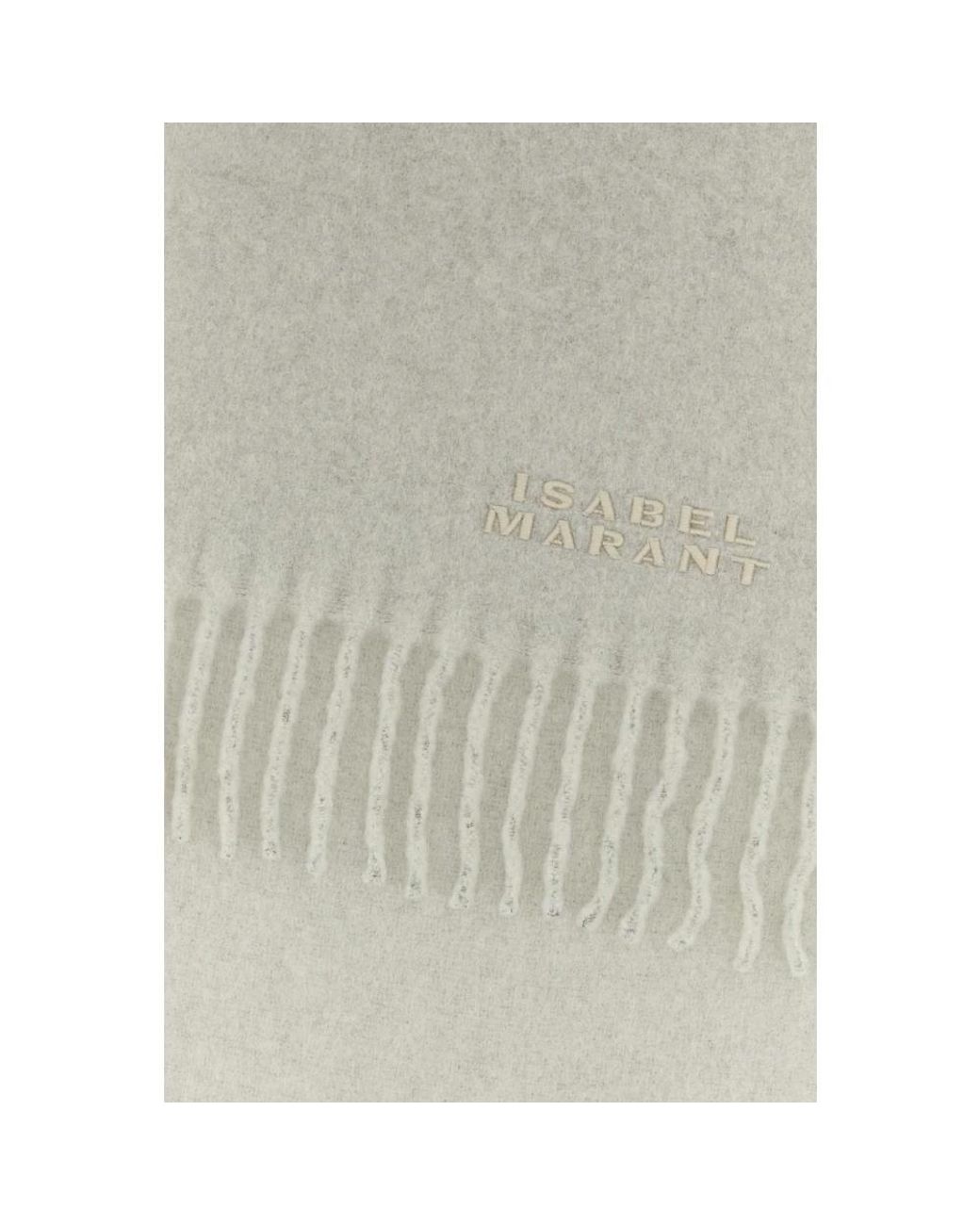 Isabel Marant Gray Winter Scarves