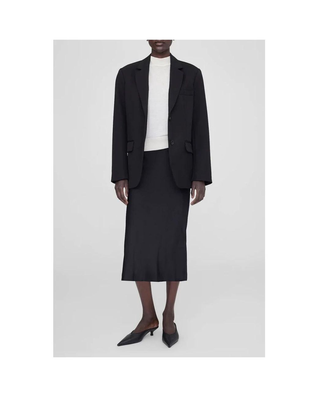 Anine Bing Black Maxi Skirts