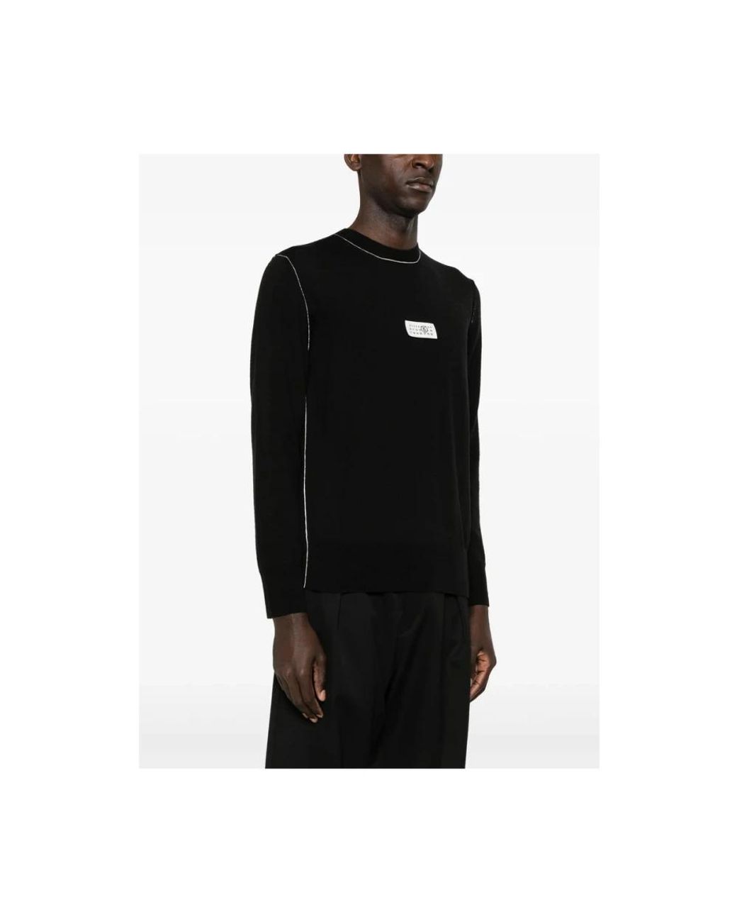 MM6 by Maison Margiela Black Sweatshirts for men