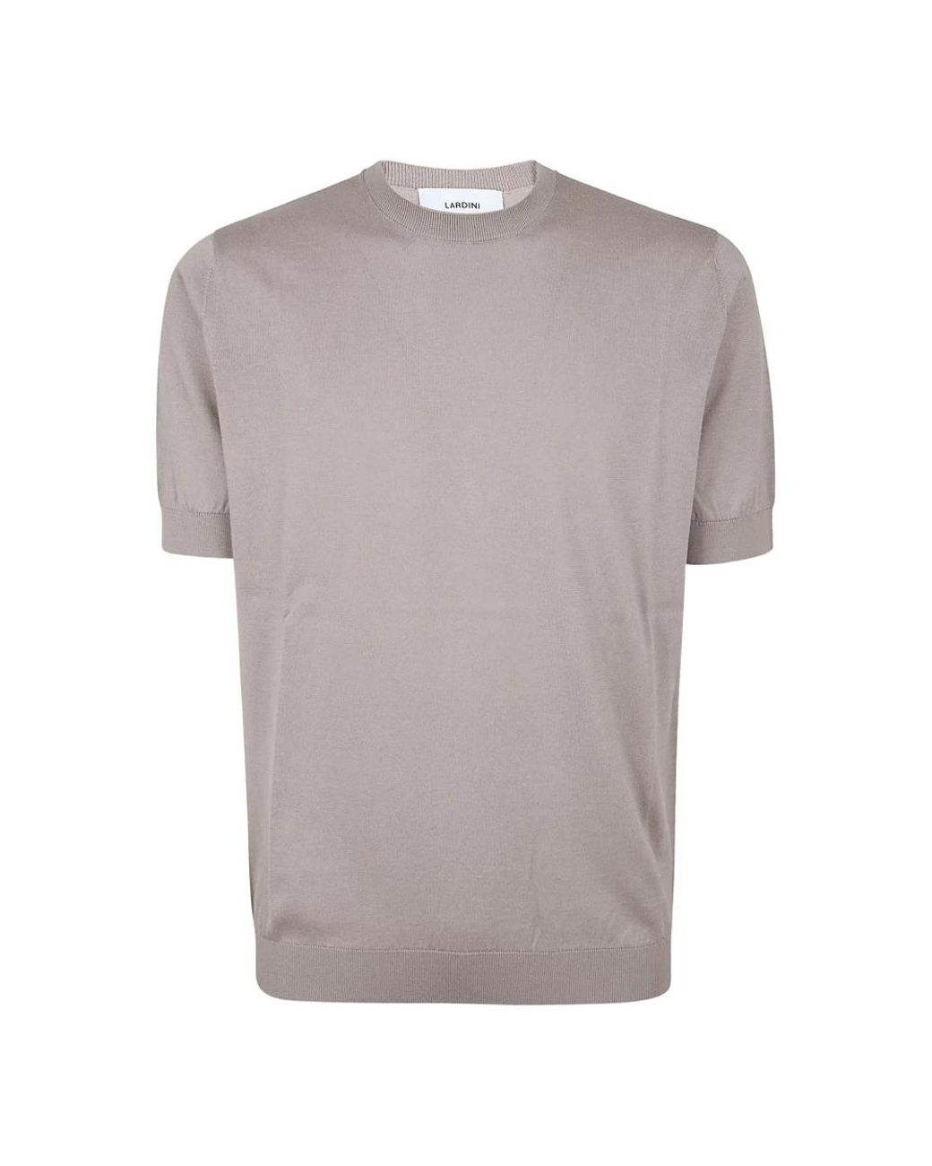 Lardini Gray Round-Neck Knitwear for men