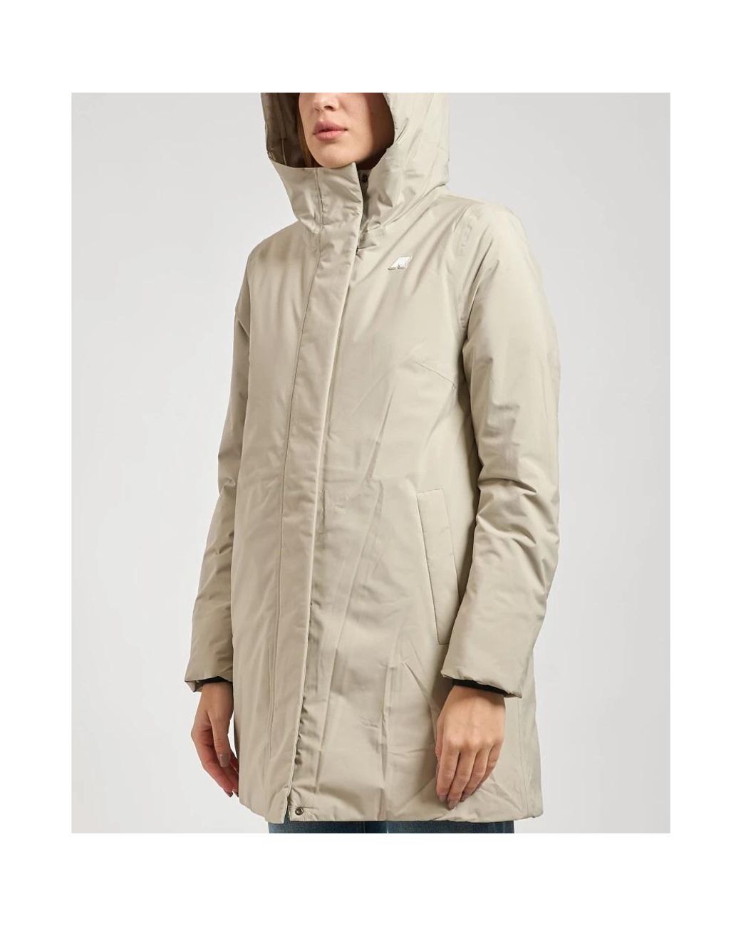 K-Way Natural Single-Breasted Coats