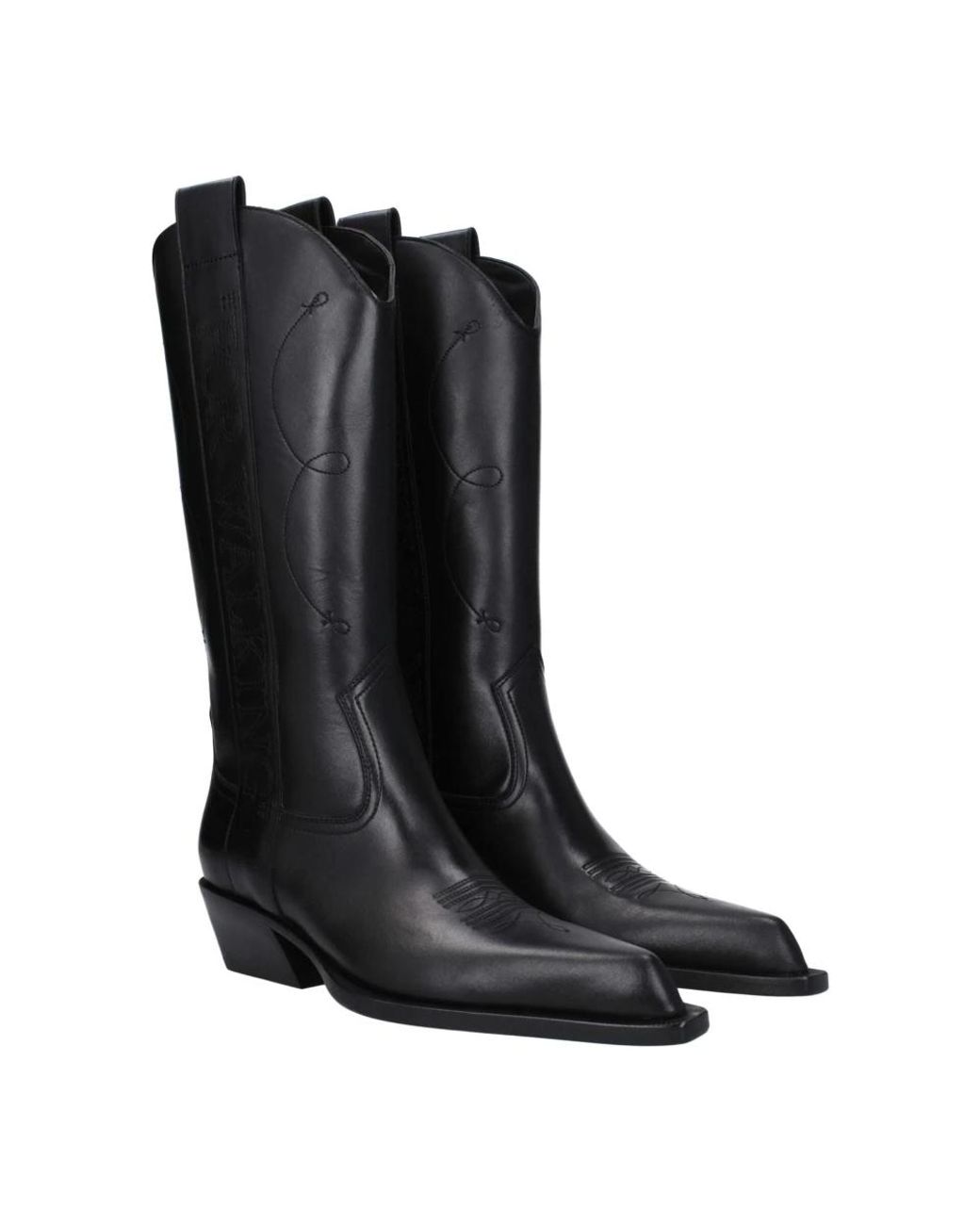 Off-White c/o Virgil Abloh Black Cowboy Boots