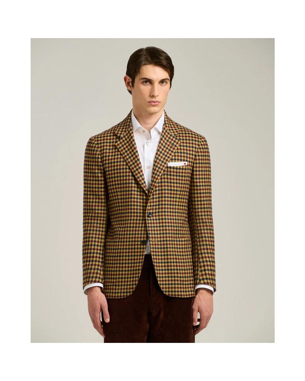 Blazers Kiton pour homme en coloris Brown