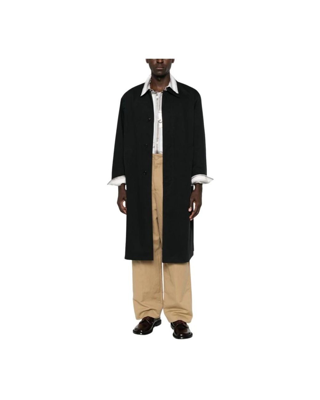 DUNST Black Single-Breasted Coats for men