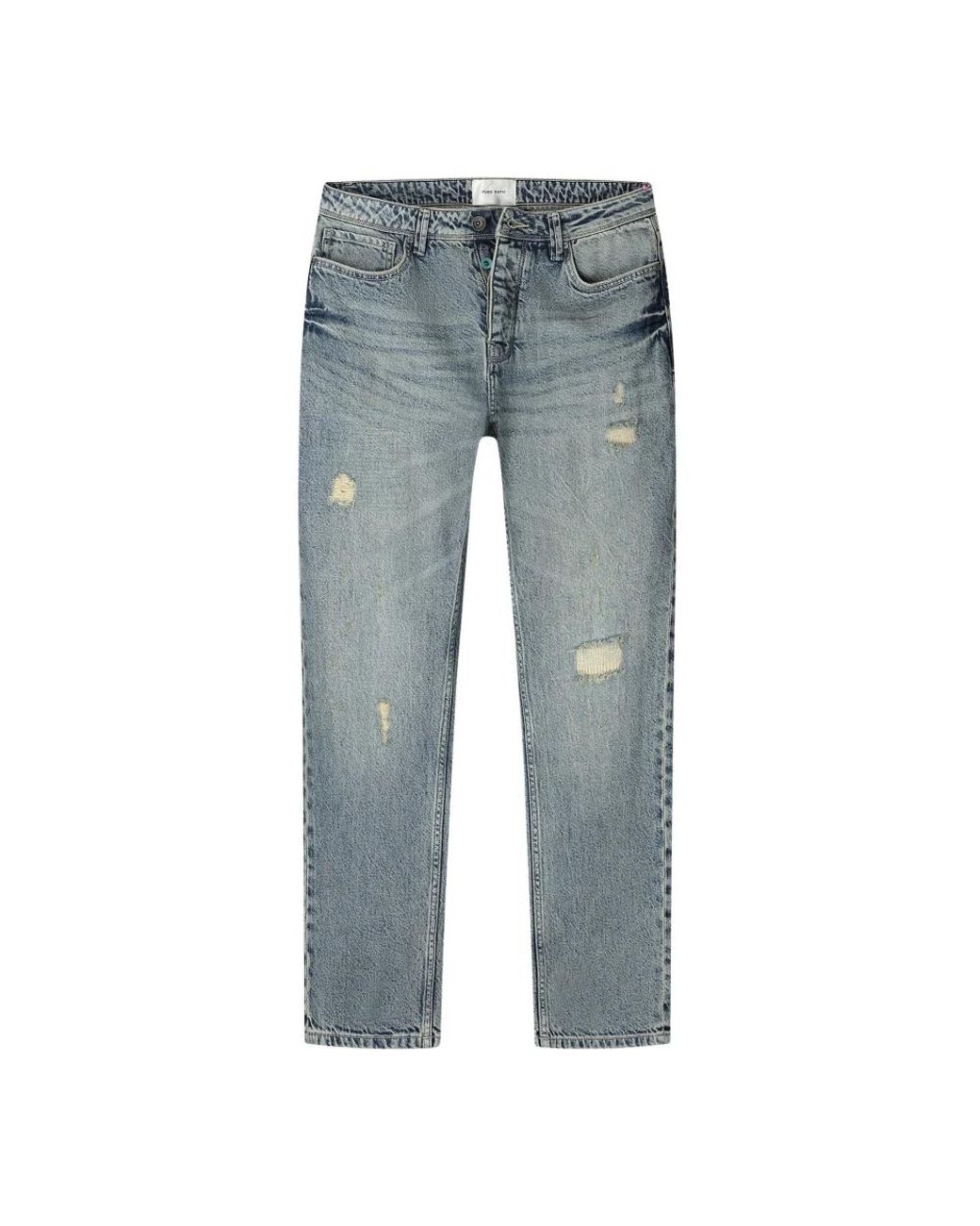 Pure Path The Eric Regular Fit Jeans in het Blue voor heren