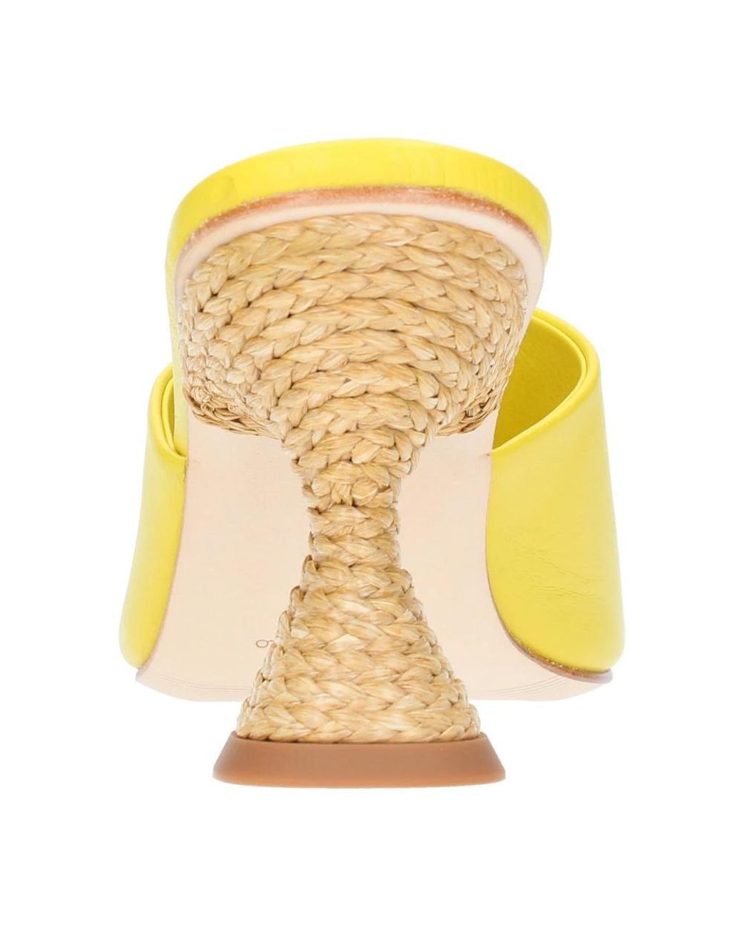 Paloma Barceló Yellow Heeled Mules