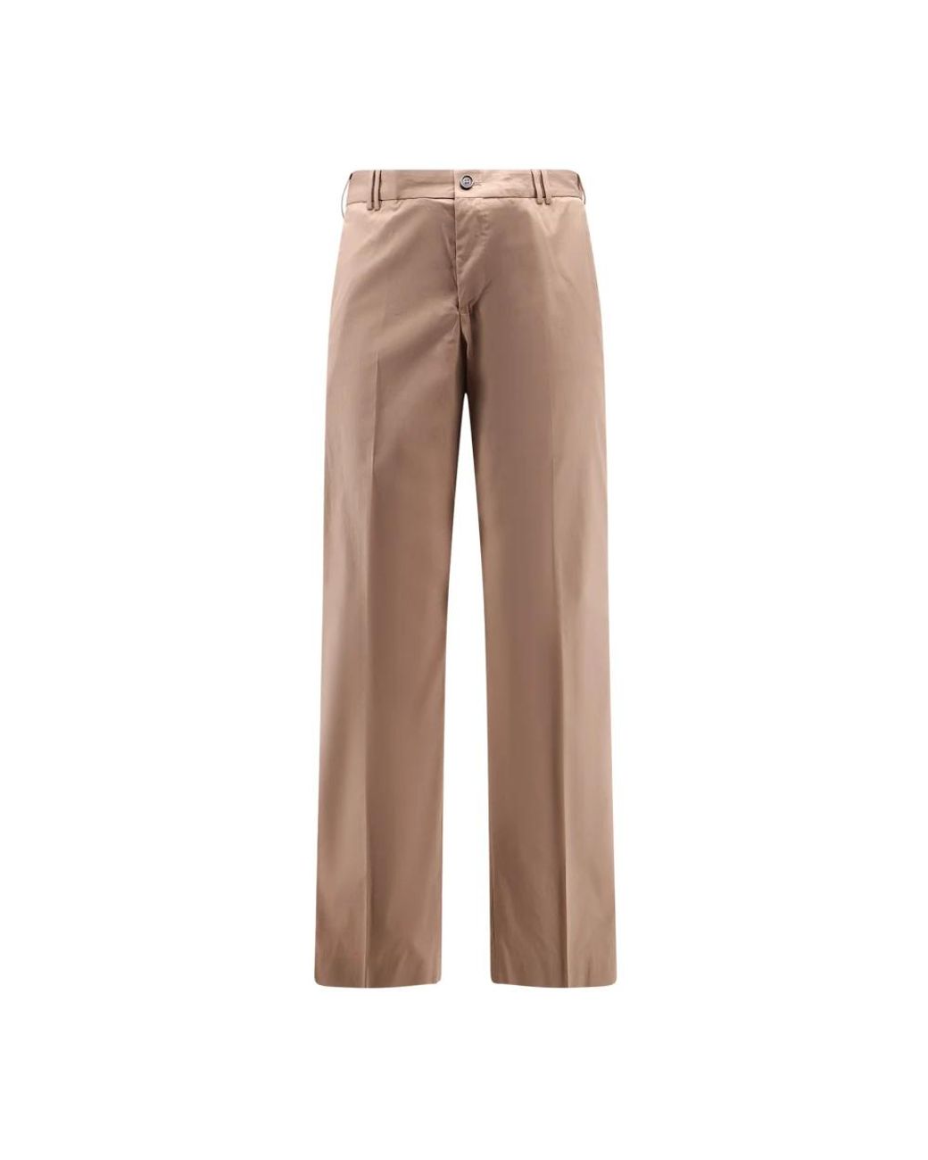 PT Torino Brown Wide Trousers for men