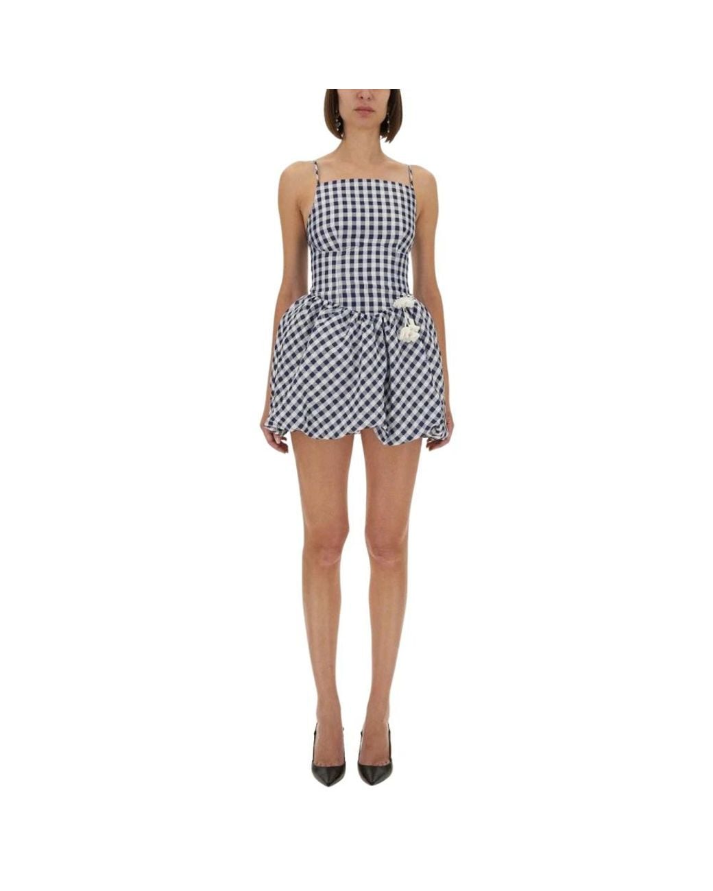 Self-Portrait Blue Short Dresses
