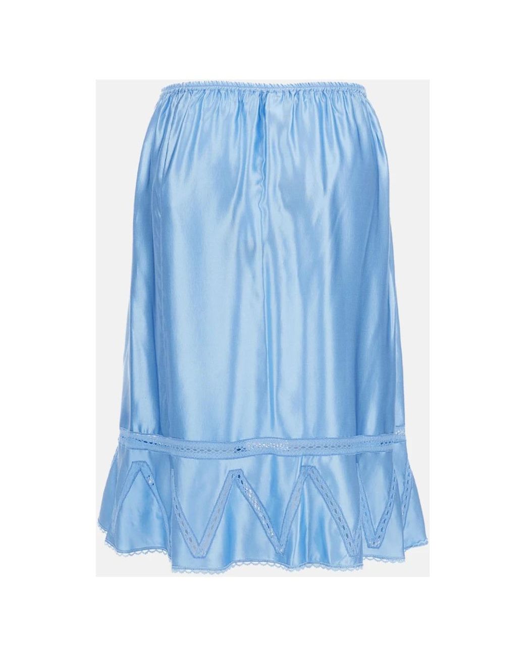 Rabanne Blue Midi Skirts