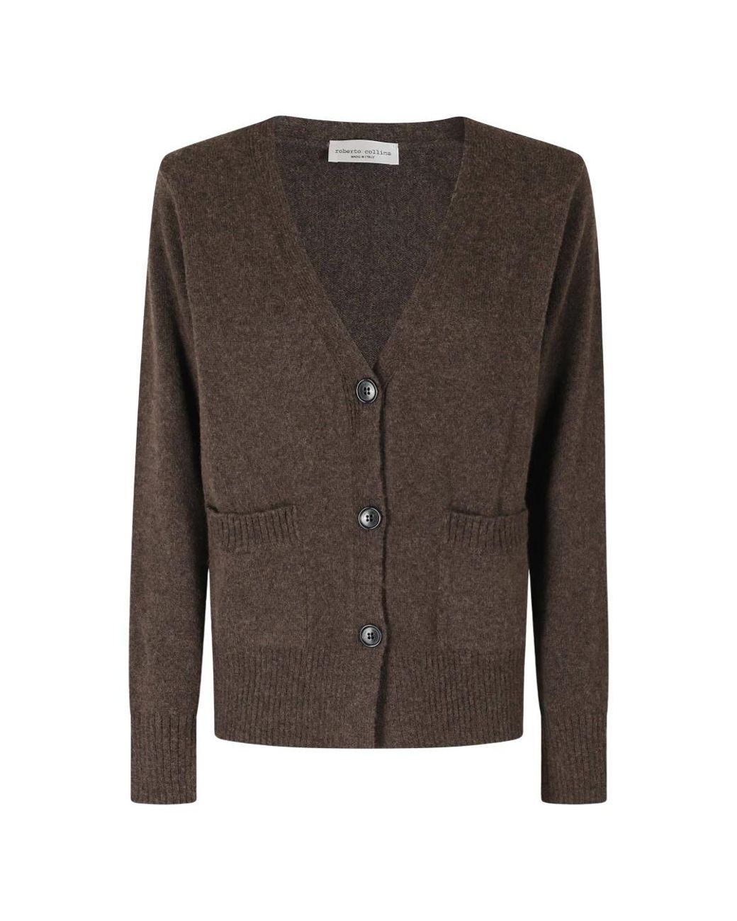 Cardigans Roberto Collina de color Brown