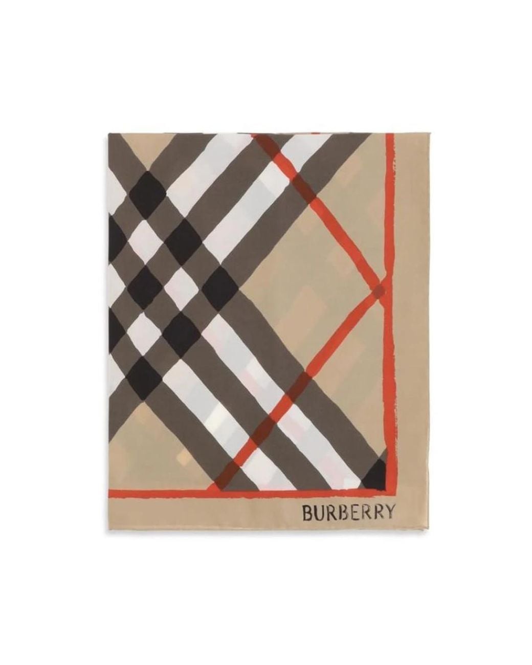 Burberry Brown Silk Scarves