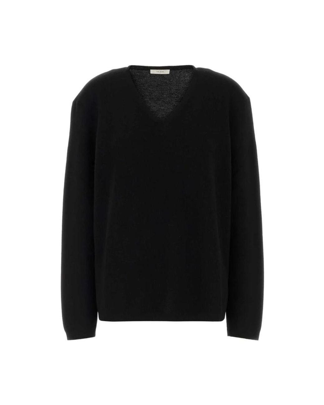 The Row Black Cashmere Knitwear