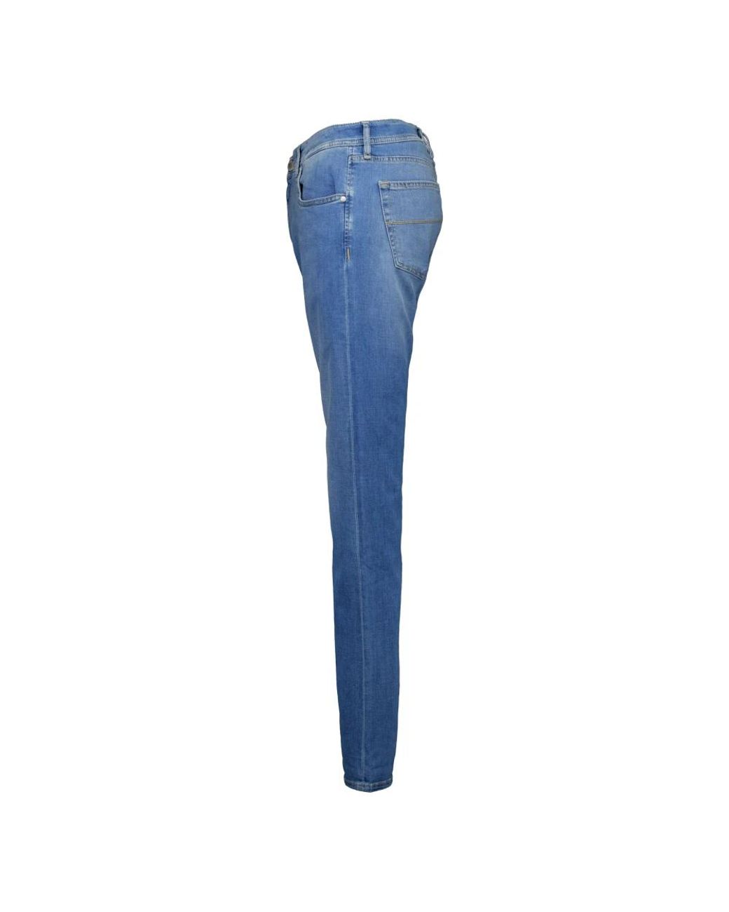 Tramarossa Blue Straight Fit Jeans for men