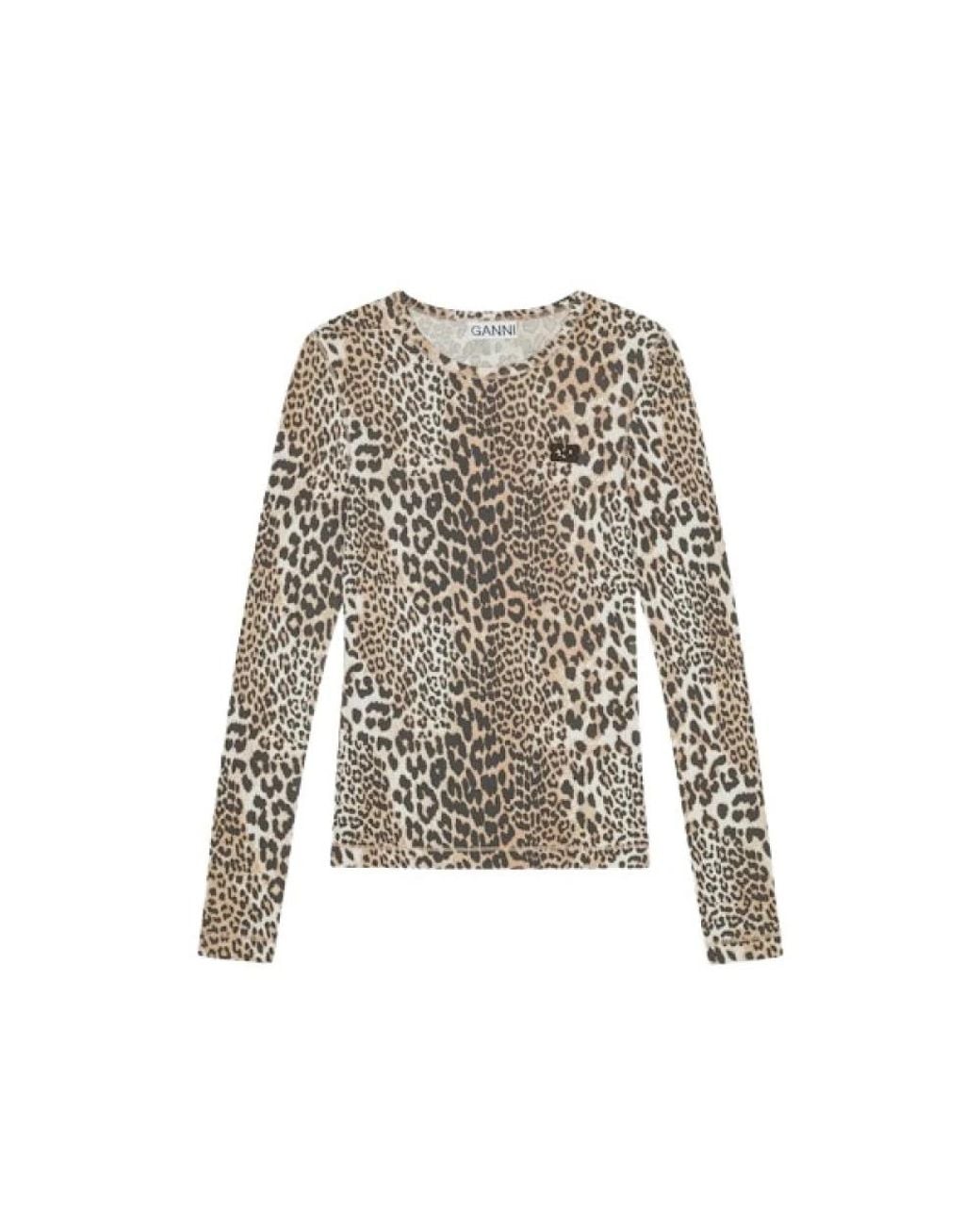 Ganni White Long Sleeve Tops