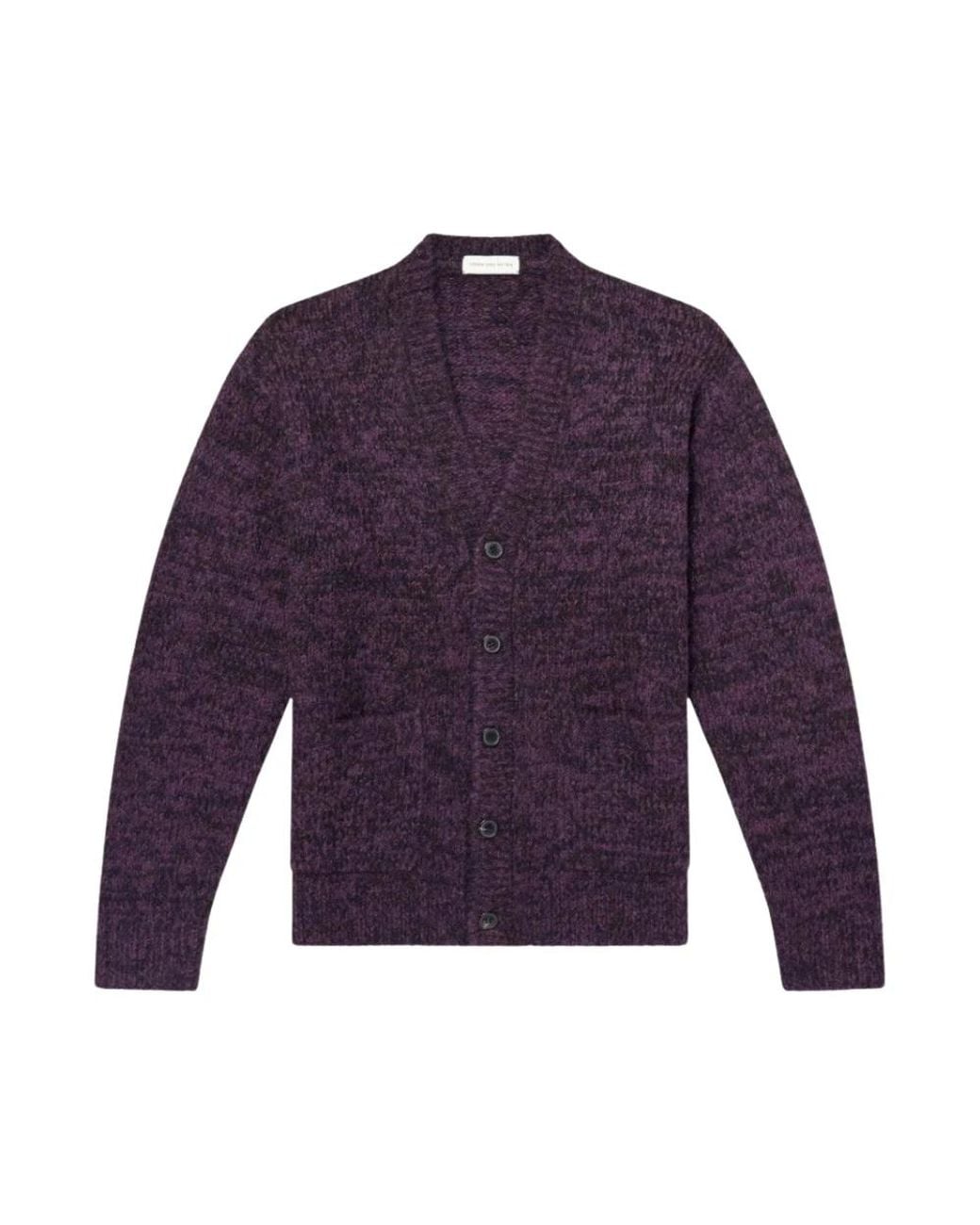 Cardigans Dries Van Noten de hombre de color Purple