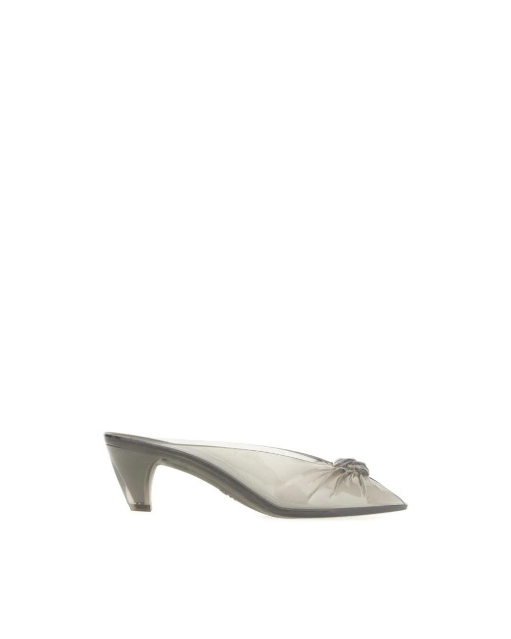 Chloé Gray Heeled Mules