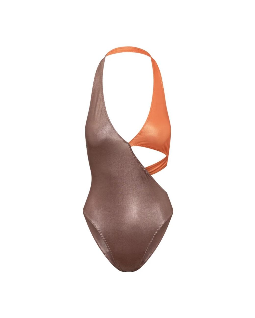 ALESSANDRO VIGILANTE Brown One-Piece
