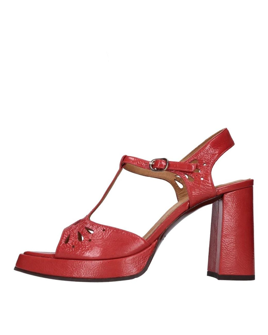 Chie Mihara Red High Heel Sandals