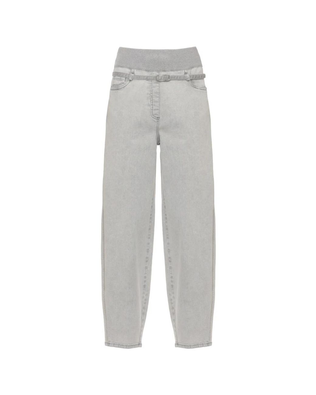 Panicale Gray Loose Fit Jeans