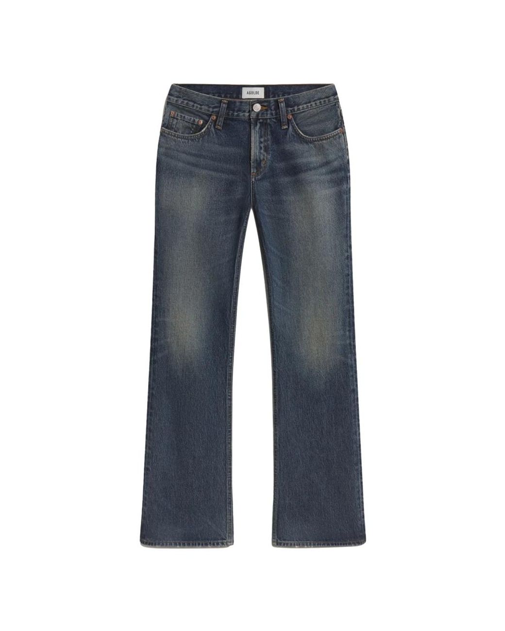 Agolde Blue Bootcut Jeans
