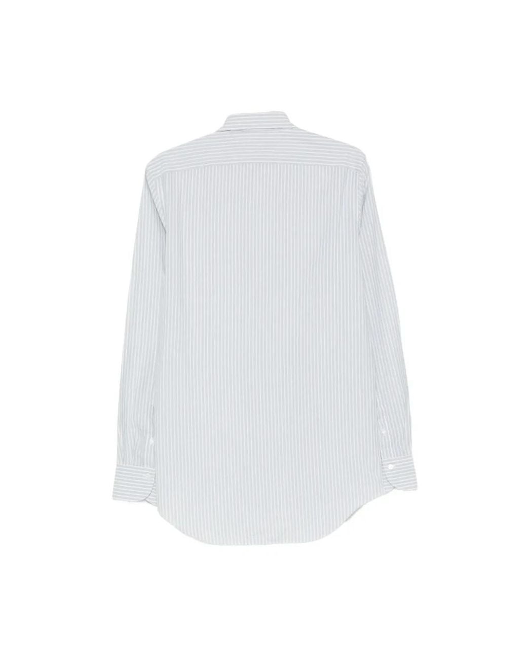 Finamore 1925 White Casual Shirts for men