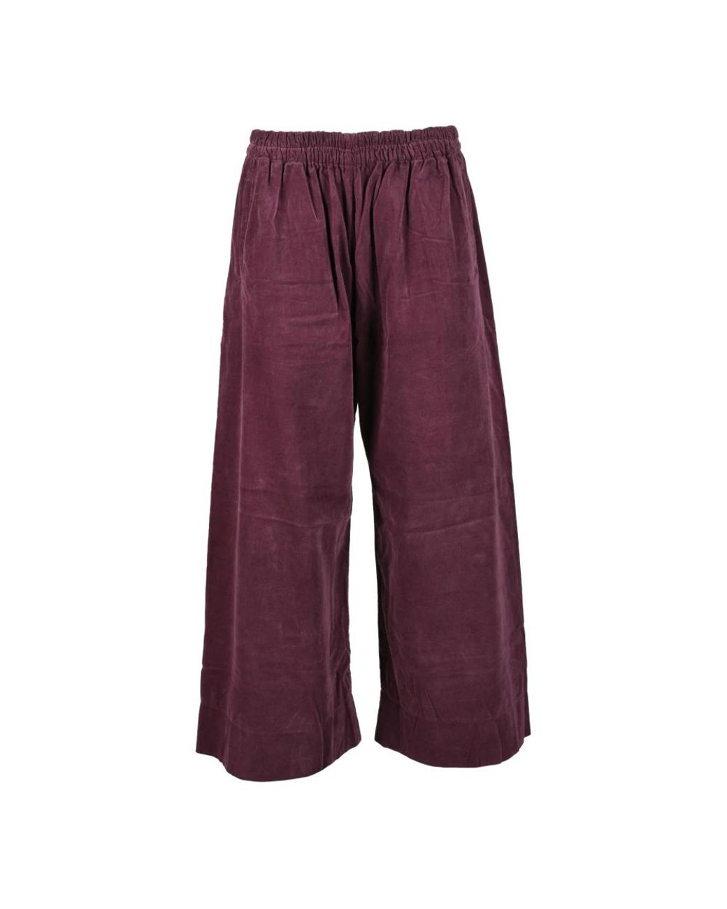 Another Label Wide Trousers in het Purple