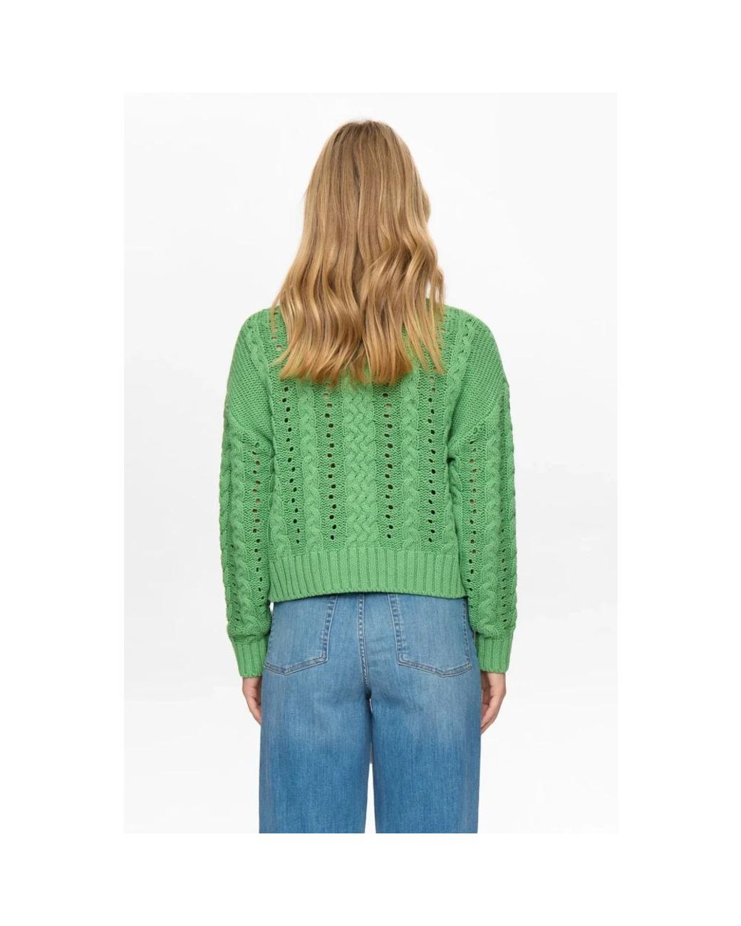 Numph Green Nuremi Pullover