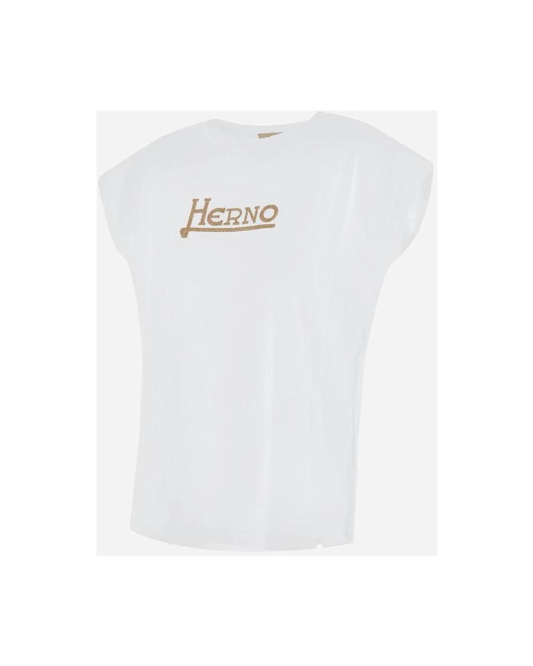 Herno White T-Shirts