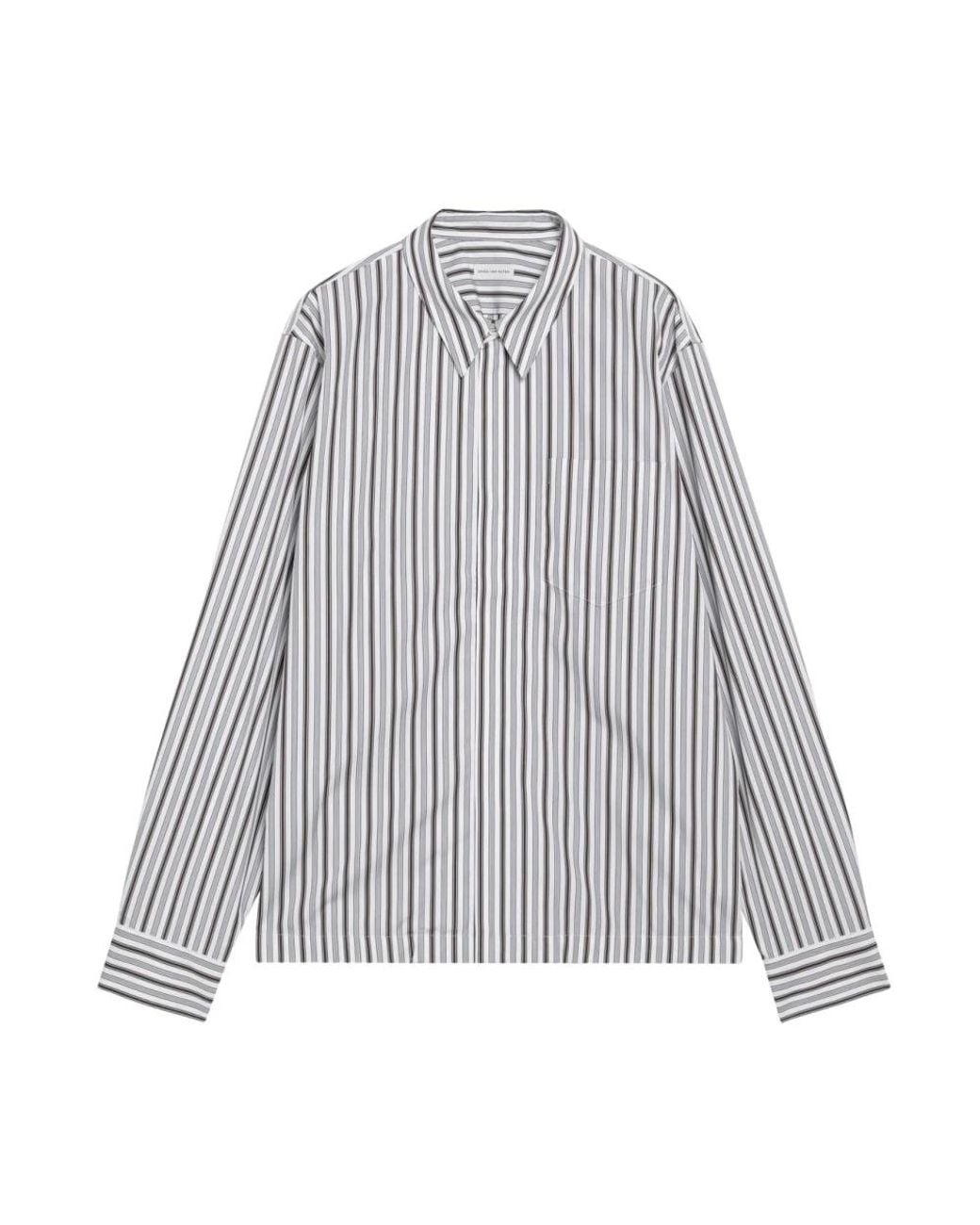 Dries Van Noten Gray Casual Shirts for men