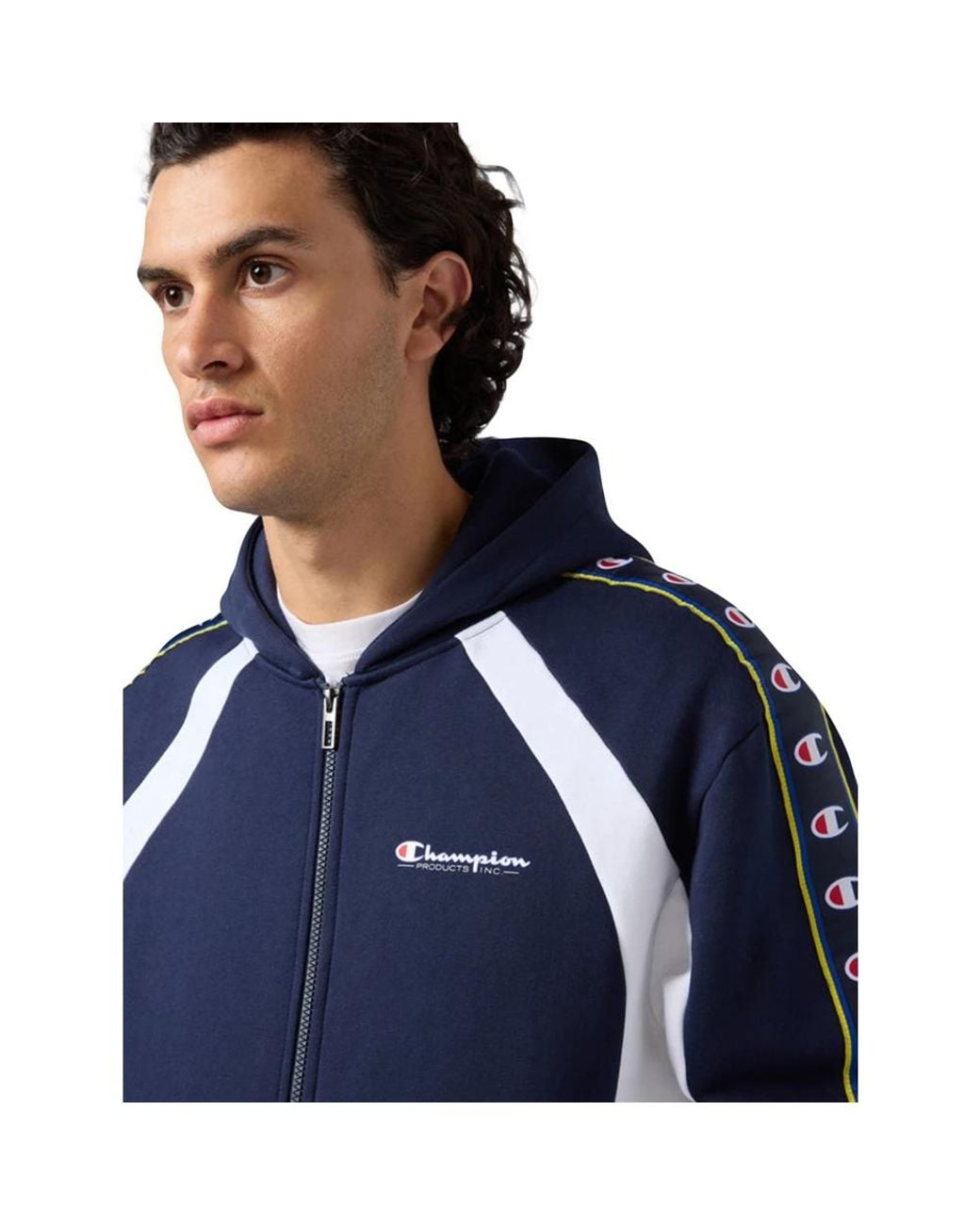 Zip-Throughs Champion de hombre de color Blue